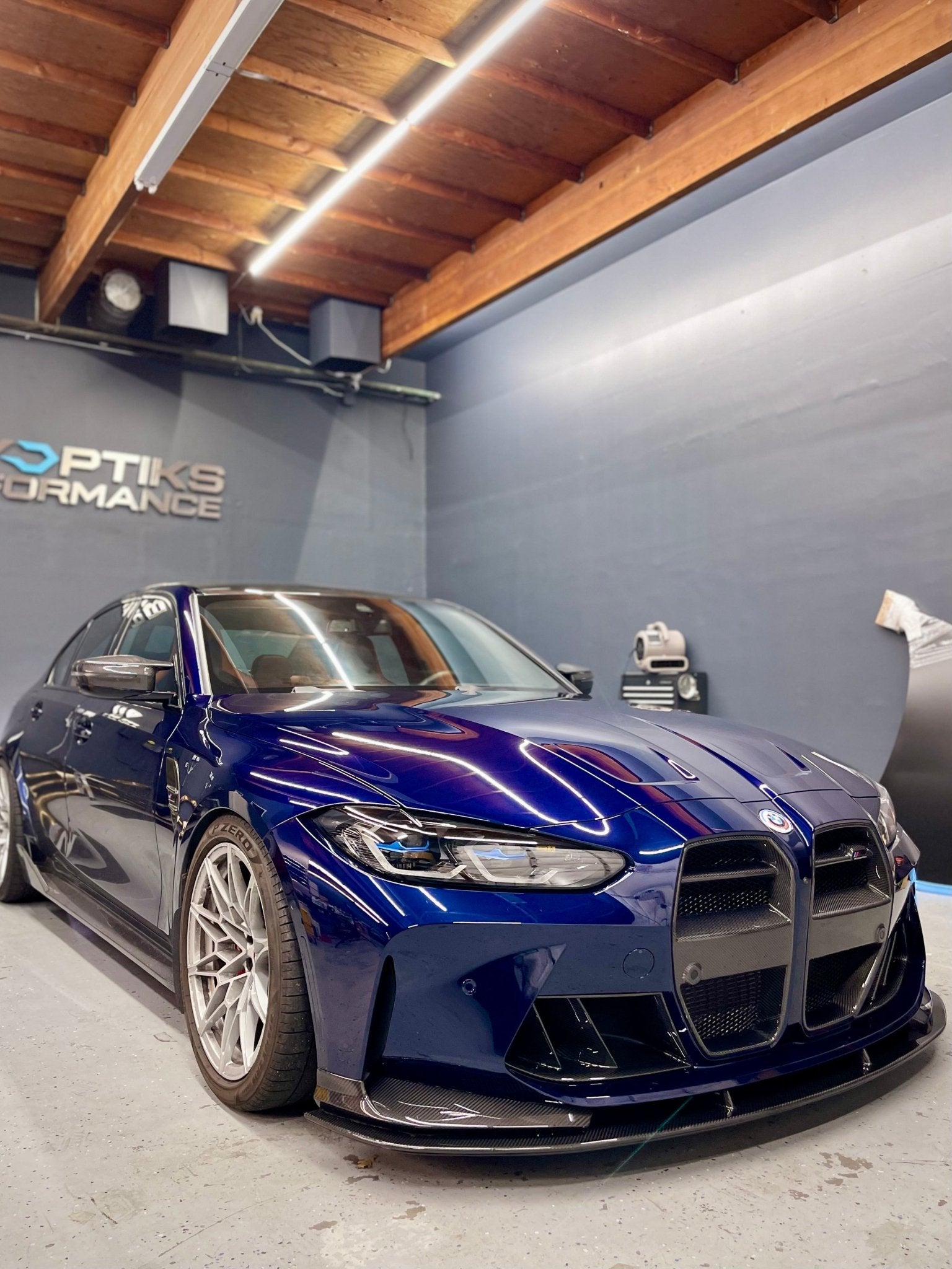 BMW G80/G82 M3/M4 Carbon Fiber Front Bumper Duct Vents (V2 Dual Slats)